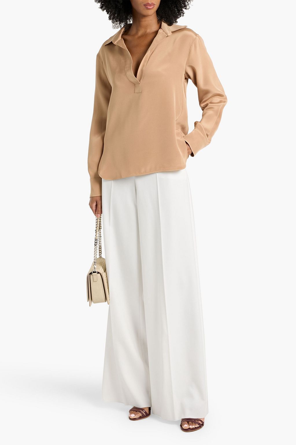 MAX MARA Senna wool-twill wide-leg pants