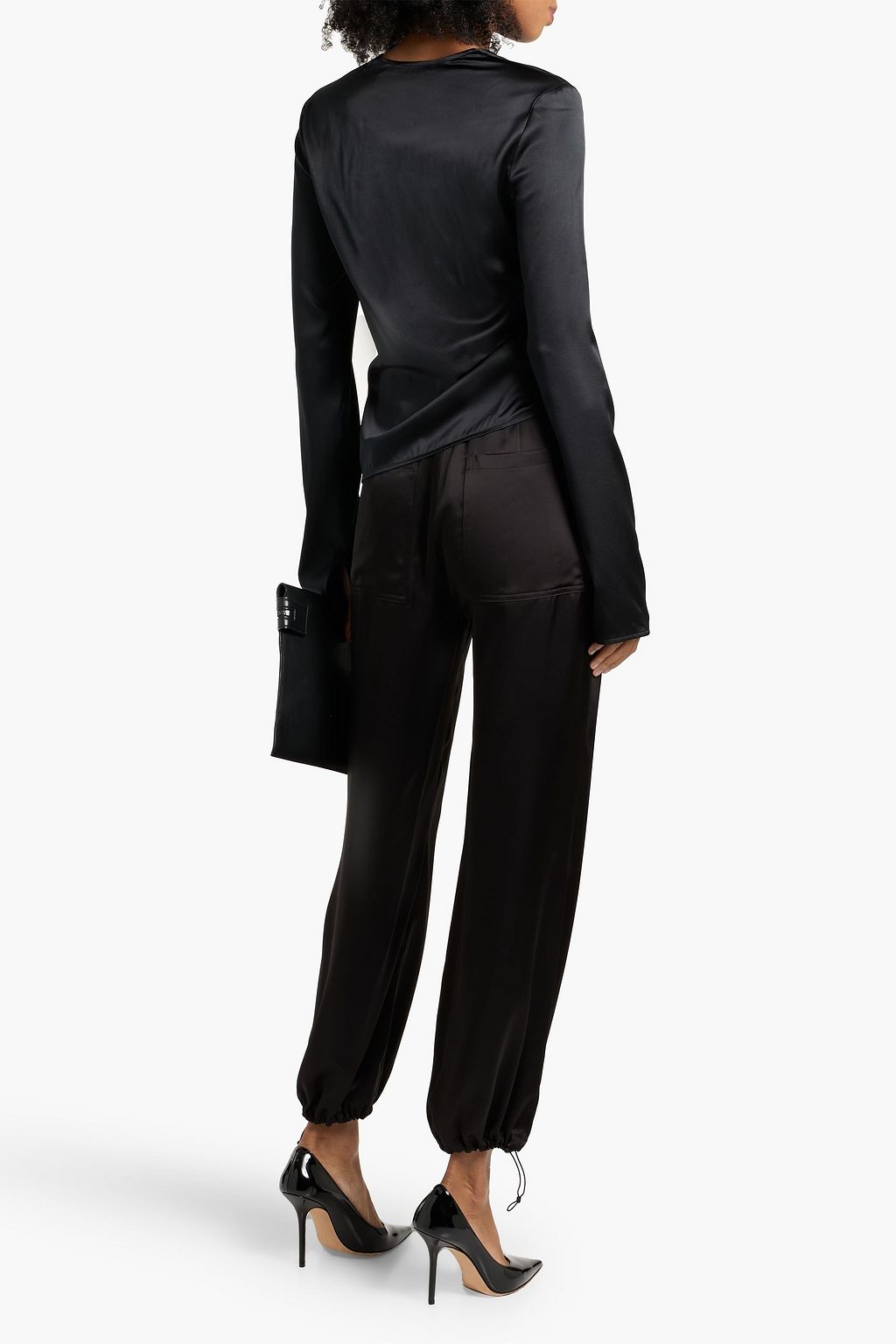 MAX MARA Tay satin tapered pants