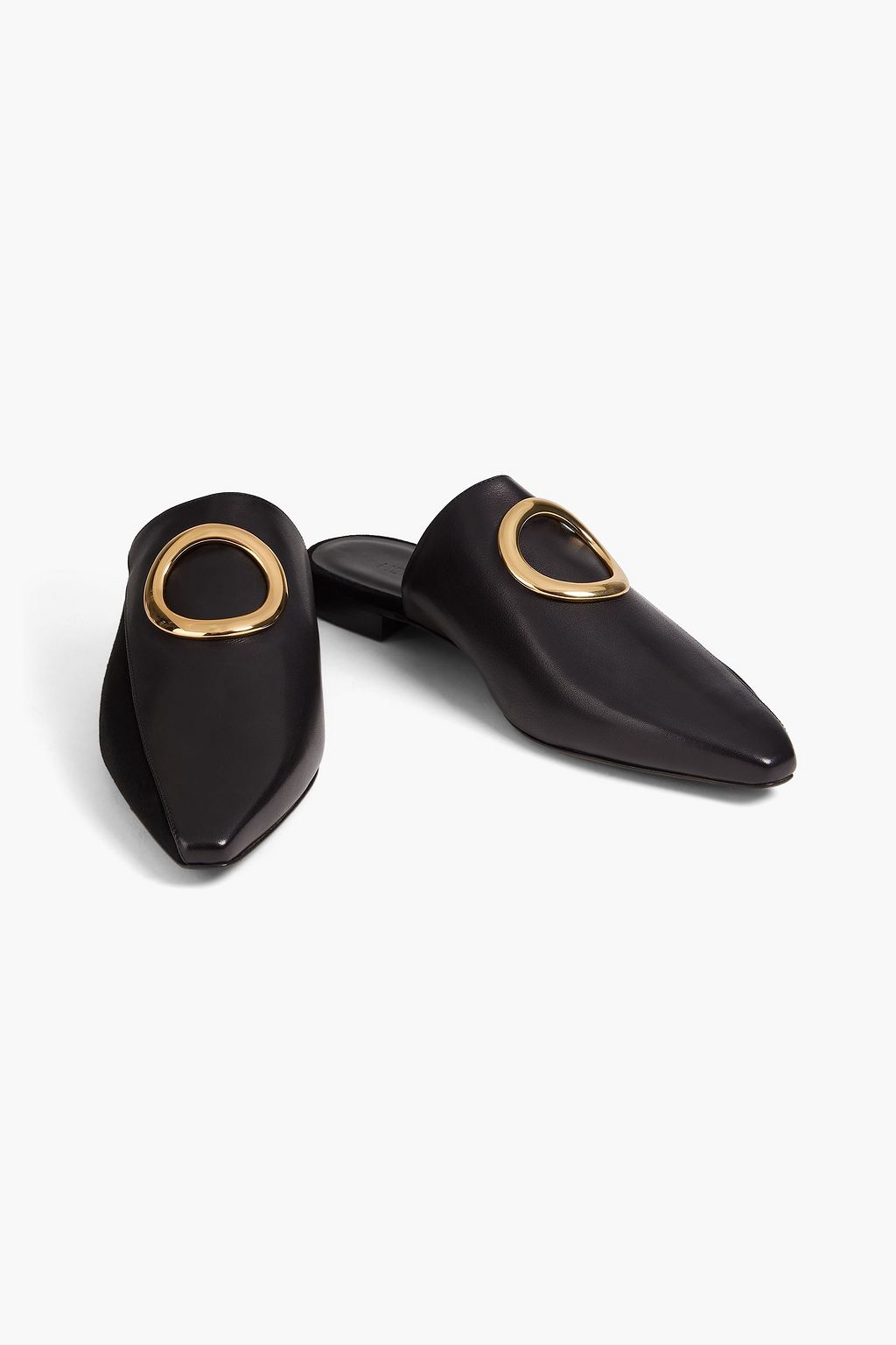 NEOUS سليبرز "فاوس" من الجلد مزين