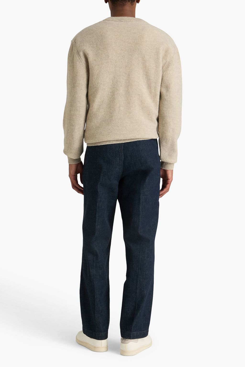 LEMAIRE كنزة رياضية من الصوف بنمط ميلانج