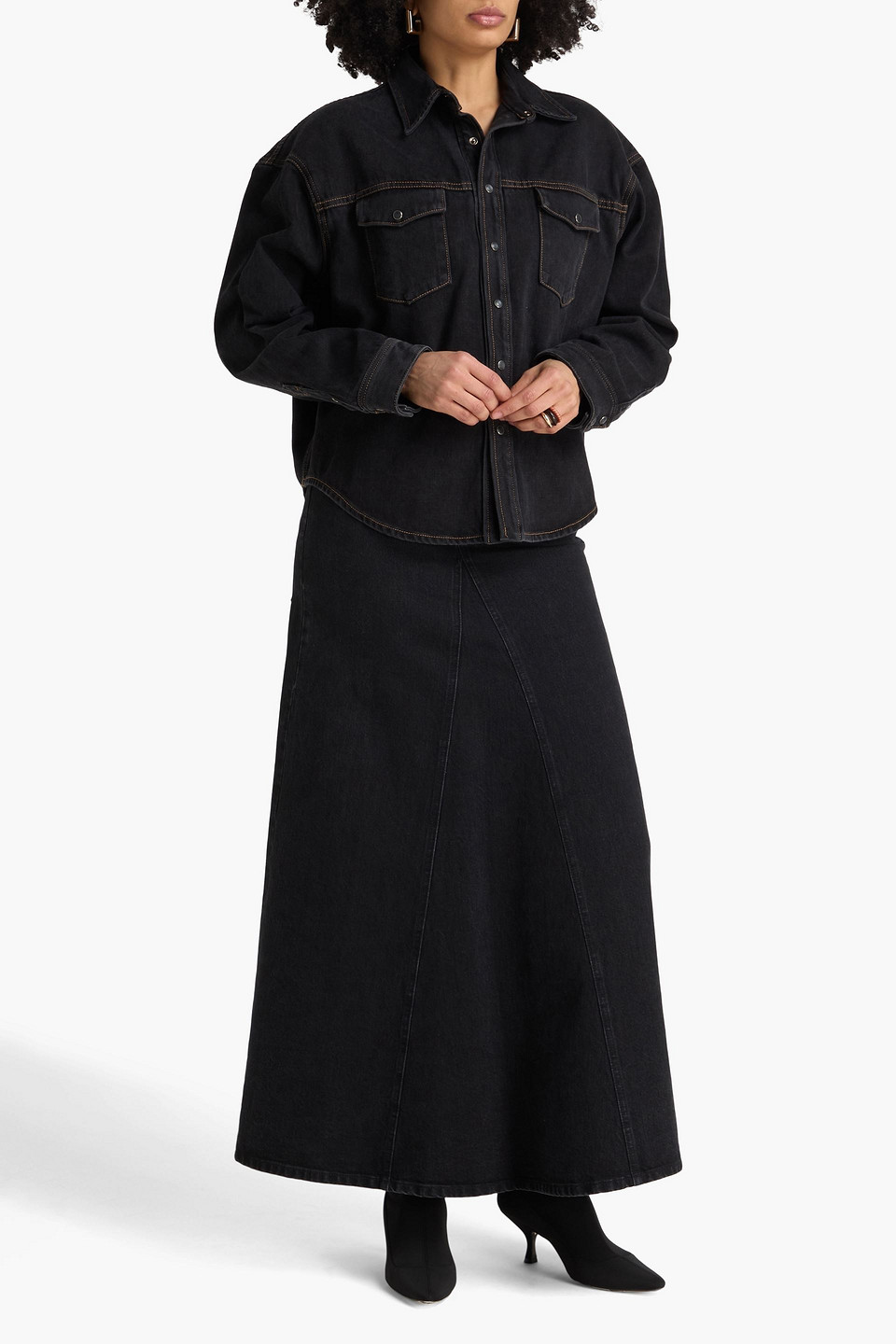  Wardrobe.nyc - Jeansjacke - Schwarz - Xxs 