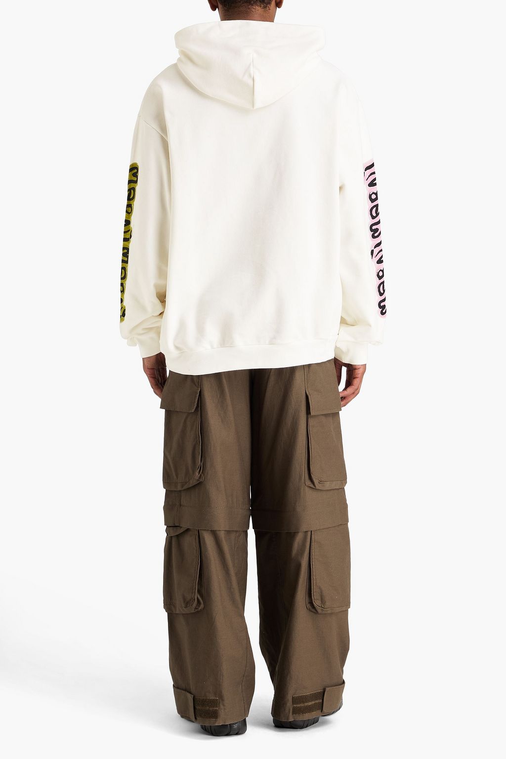 MARNI Printed French cotton-terry hoodie
