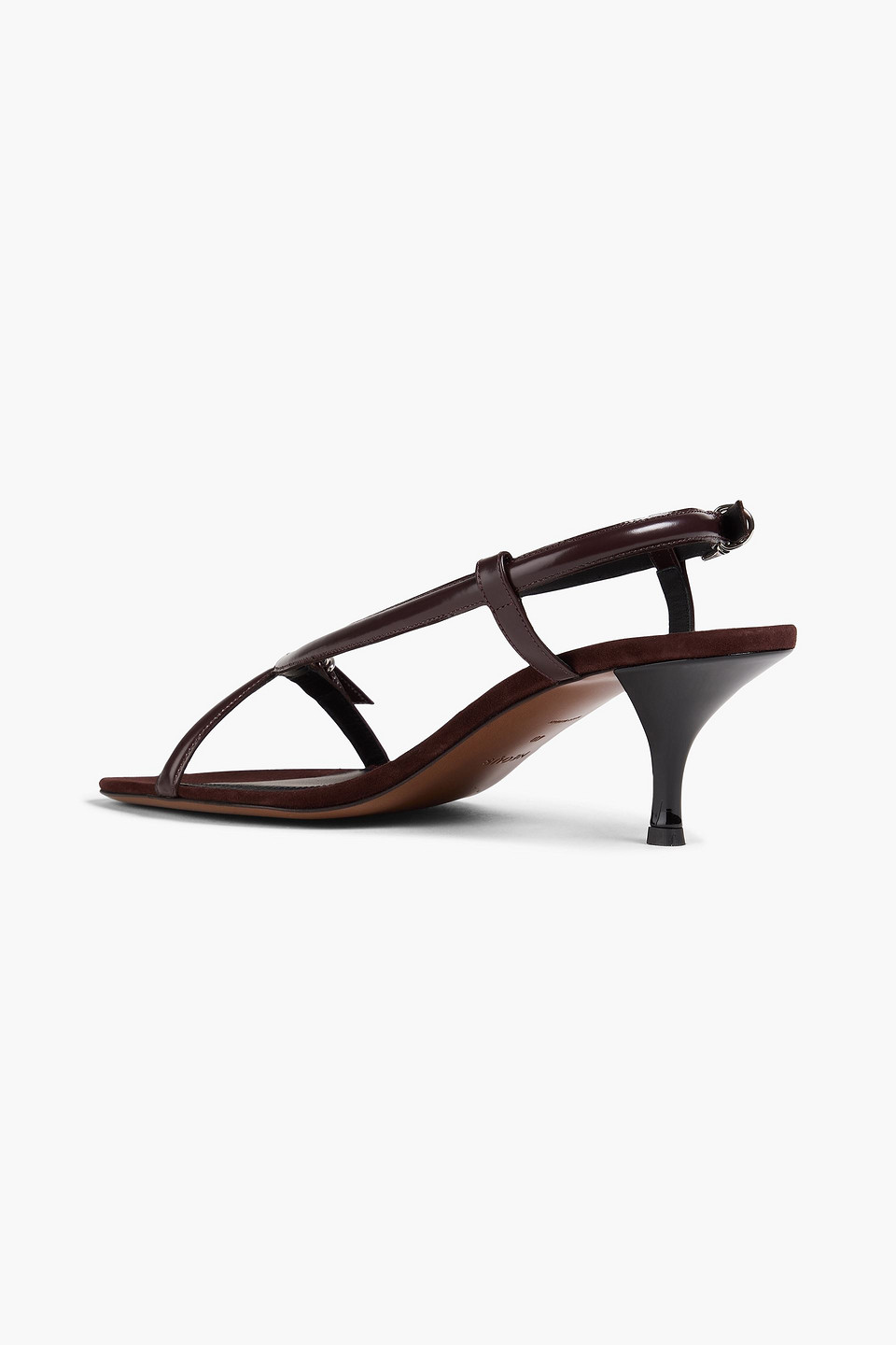  Neous - Arius Glossed-leather Slingback Sandals - Brown - Eu 39 