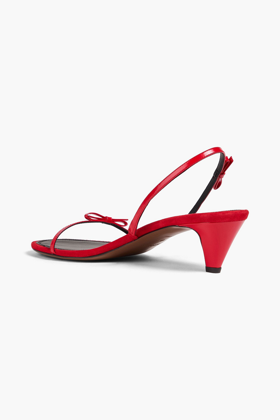  Neous - Diwo Glossed-leather Slingback Sandals - Red - Eu 37 
