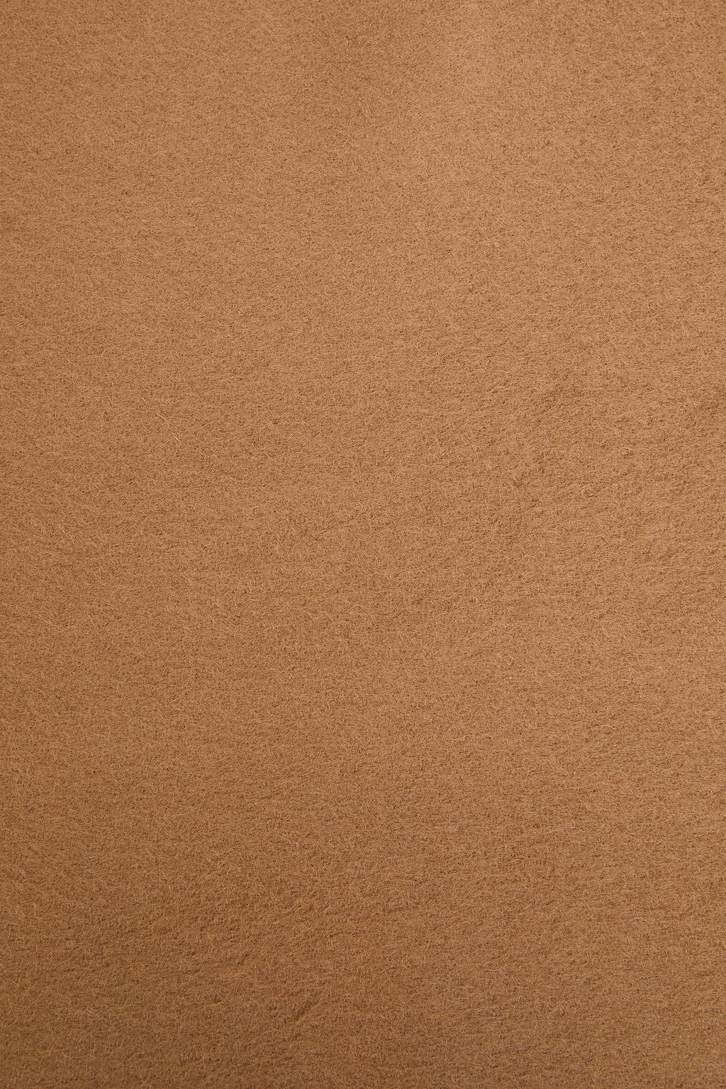 TOTEME Brushed wool and cashmere-blend felt scarf