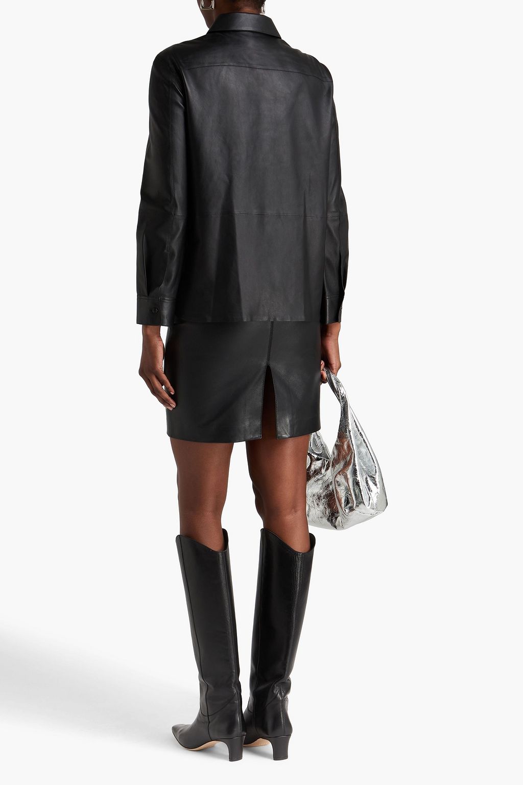 THEORY Leather shirt