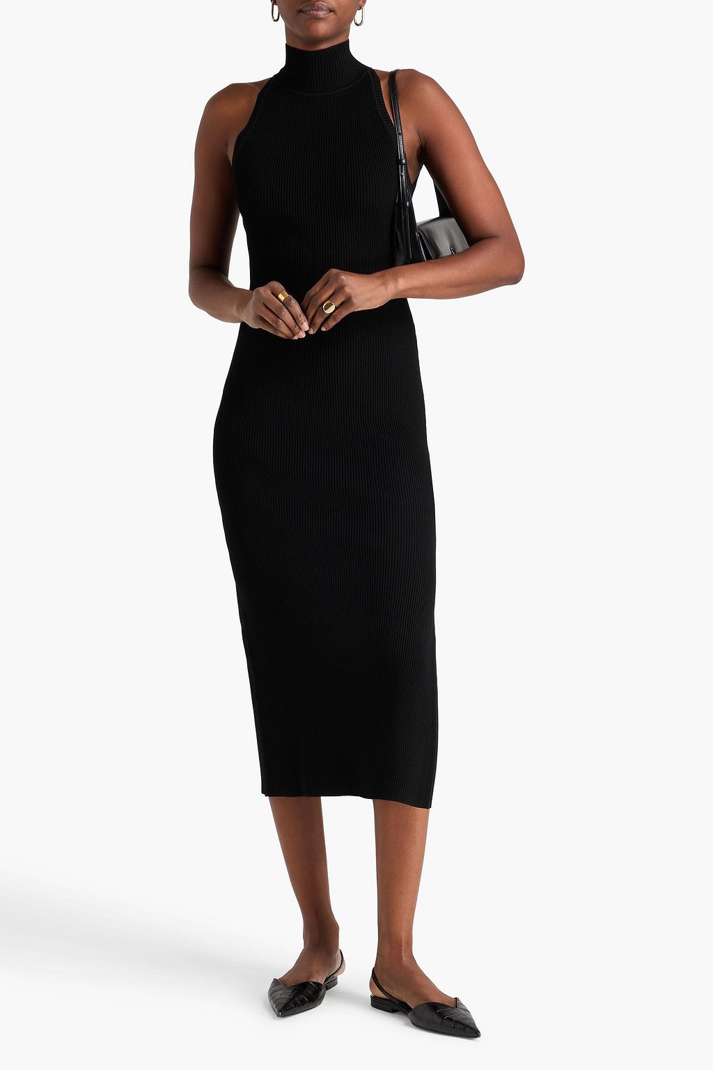 VERONICA BEARD Lucien tiered ramie midi dress | THE OUTNET