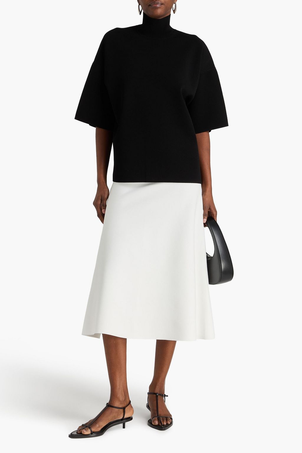 THEORY Stretch-knit turtleneck top