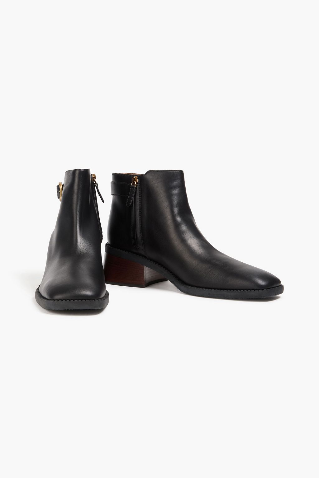 TOD'S Buckled leather ankle boots