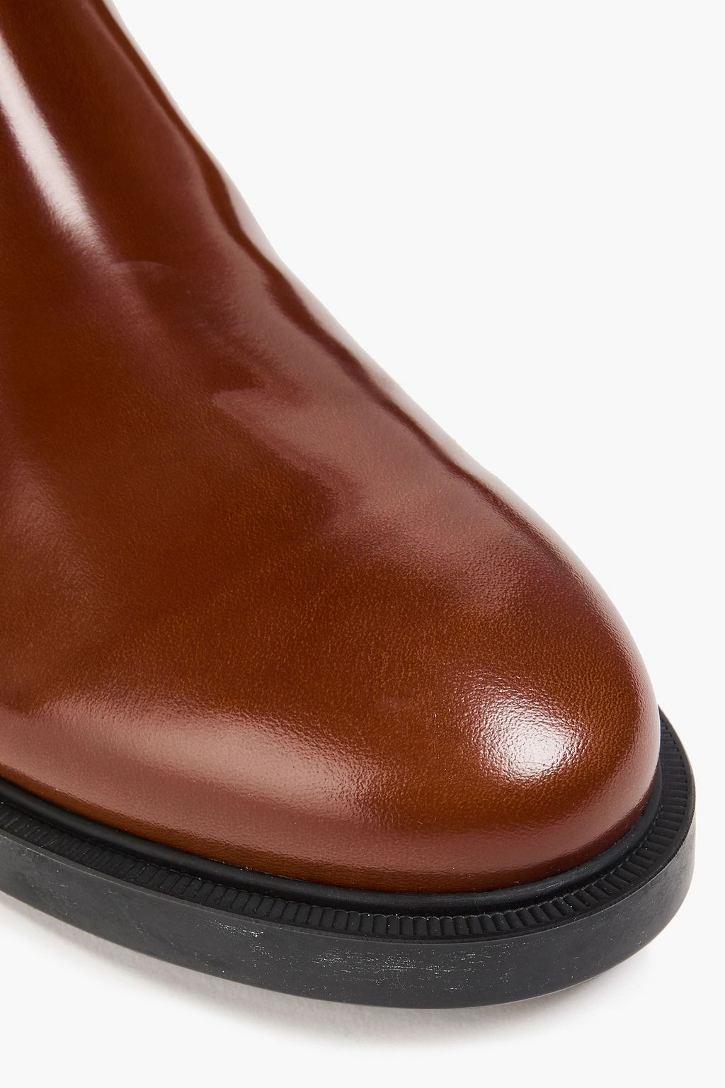 TOD'S Glossed-leather Chelsea boots