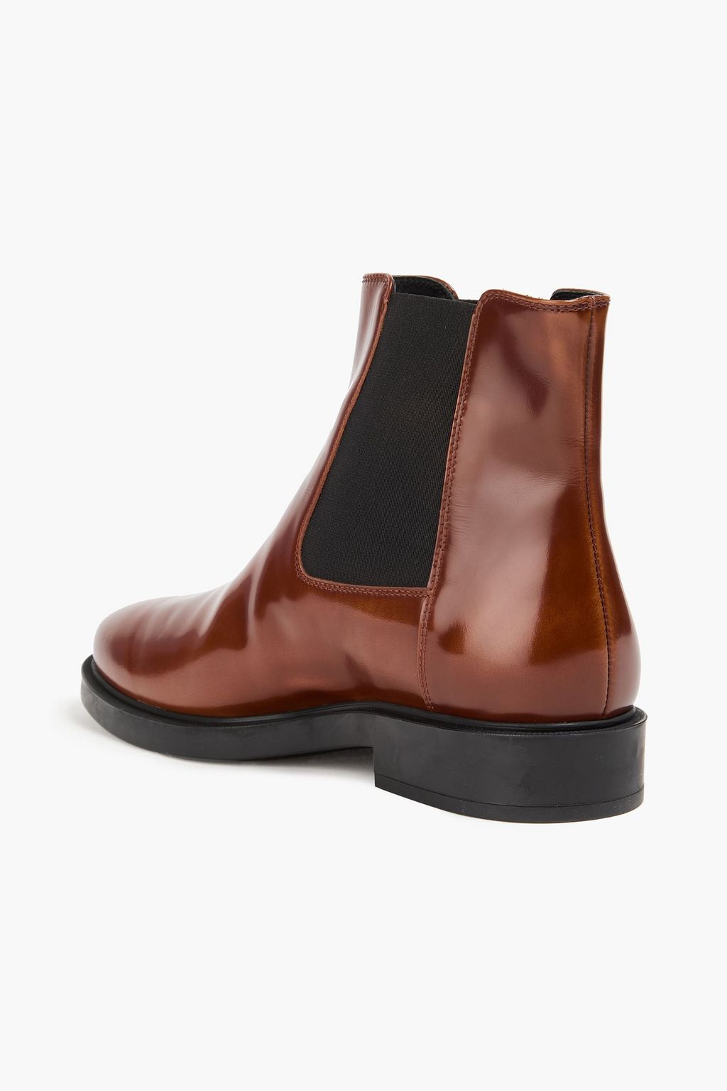 TOD'S Glossed-leather Chelsea boots
