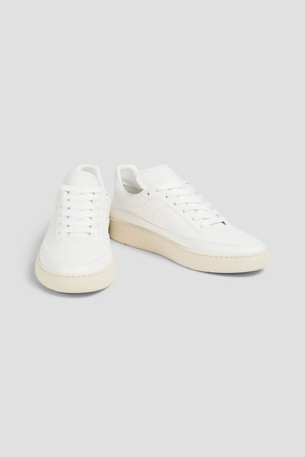 THEORY Leather sneakers