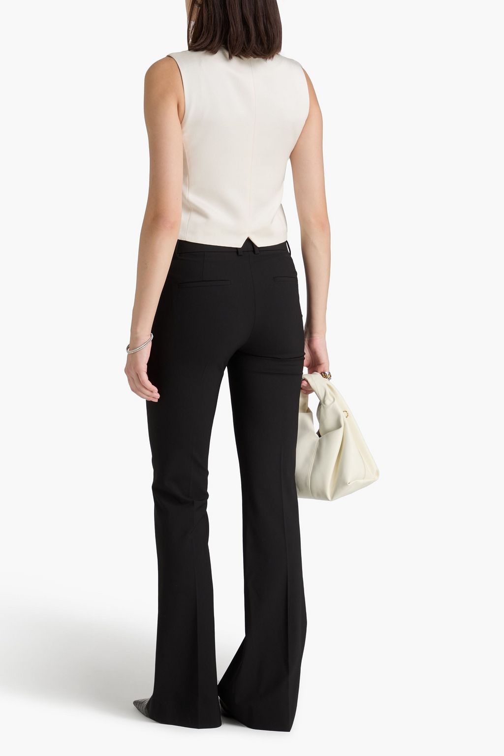 THEORY Wool-blend crepe pants