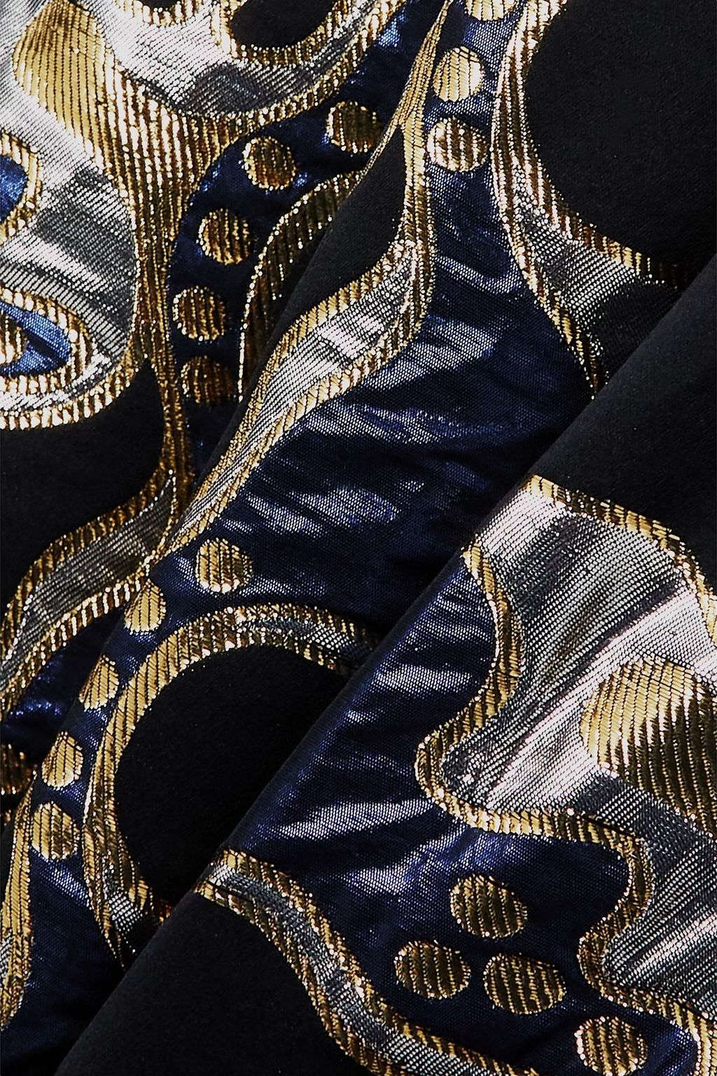 LA DOUBLEJ Cheer metallic brocade maxi dress