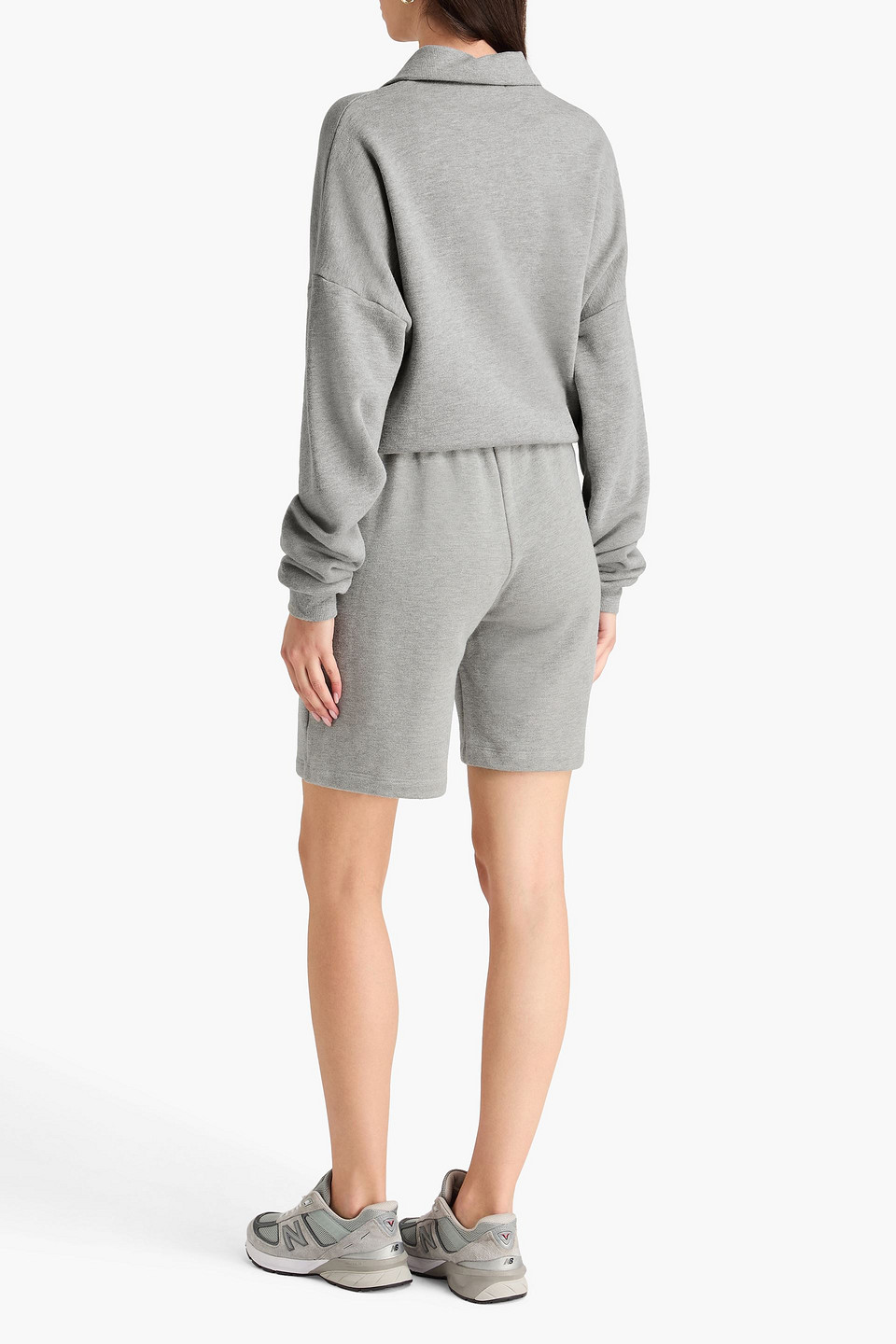  éterne - Sweatshirt Aus Frottee Aus Einer Baumwoll-modalmischung - Grau - Xs 