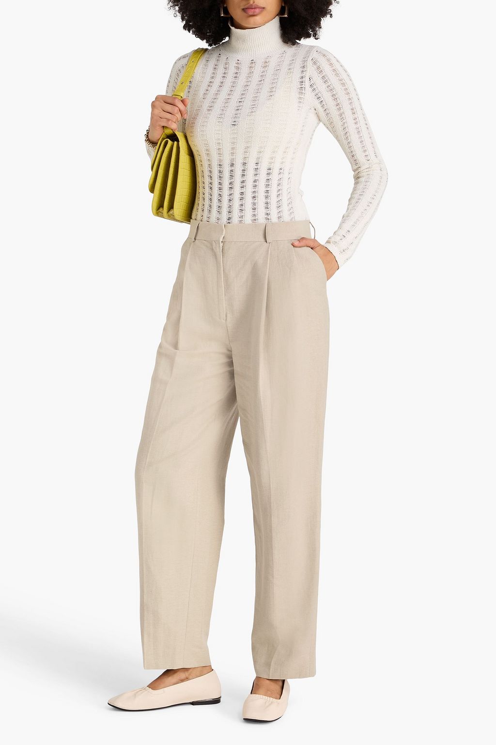 TOTEME Karottenhose aus einer Leinenmischung