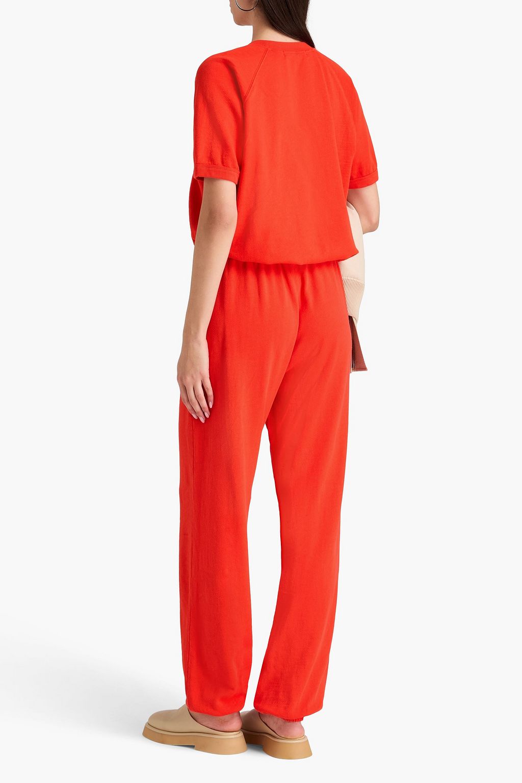 ÉTERNE سويت شيرت من قطن تيري فرنسي مطاطي