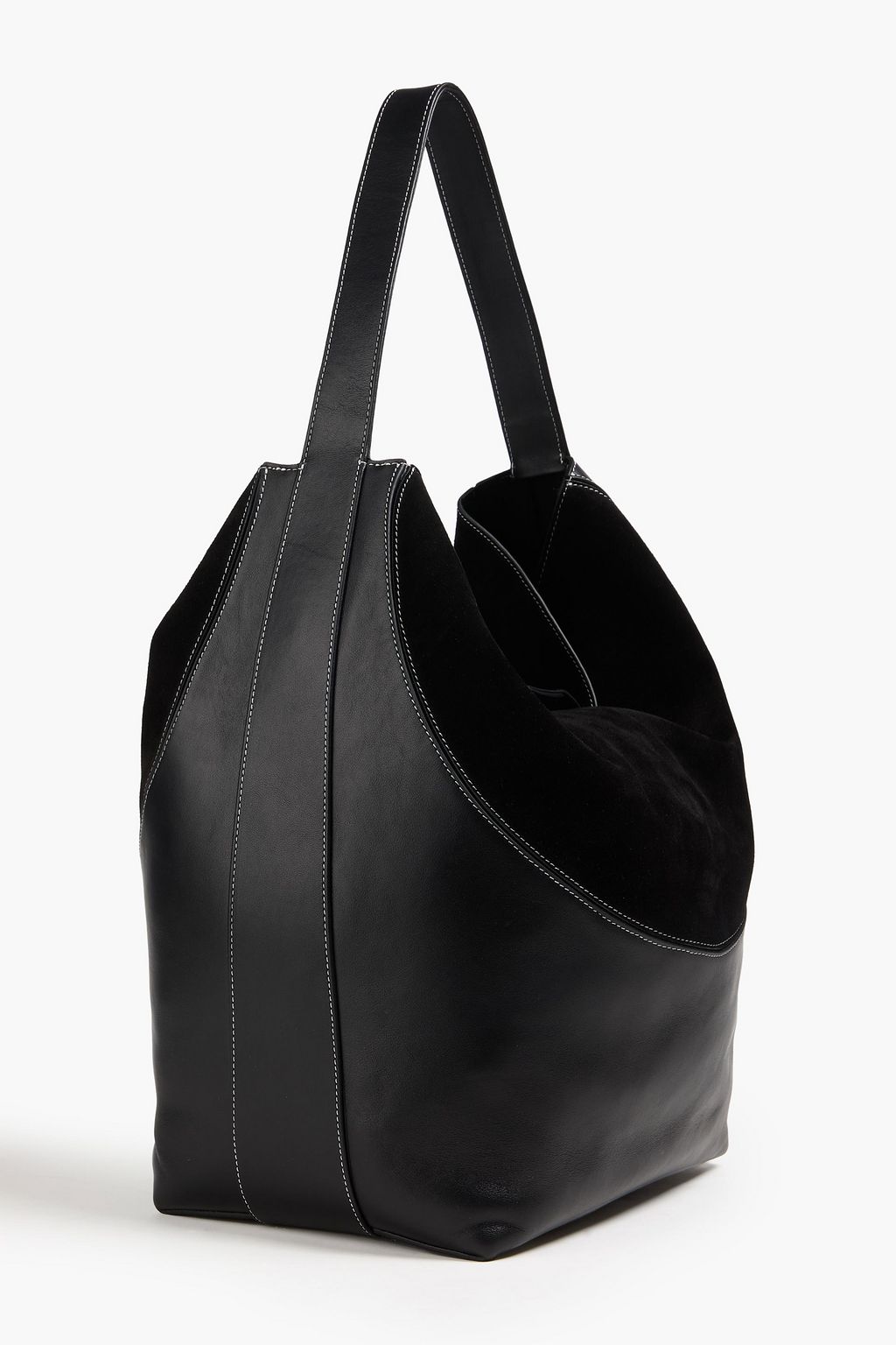 NEOUS حقيبة توت "بافو" من الجلد وجلد السويد