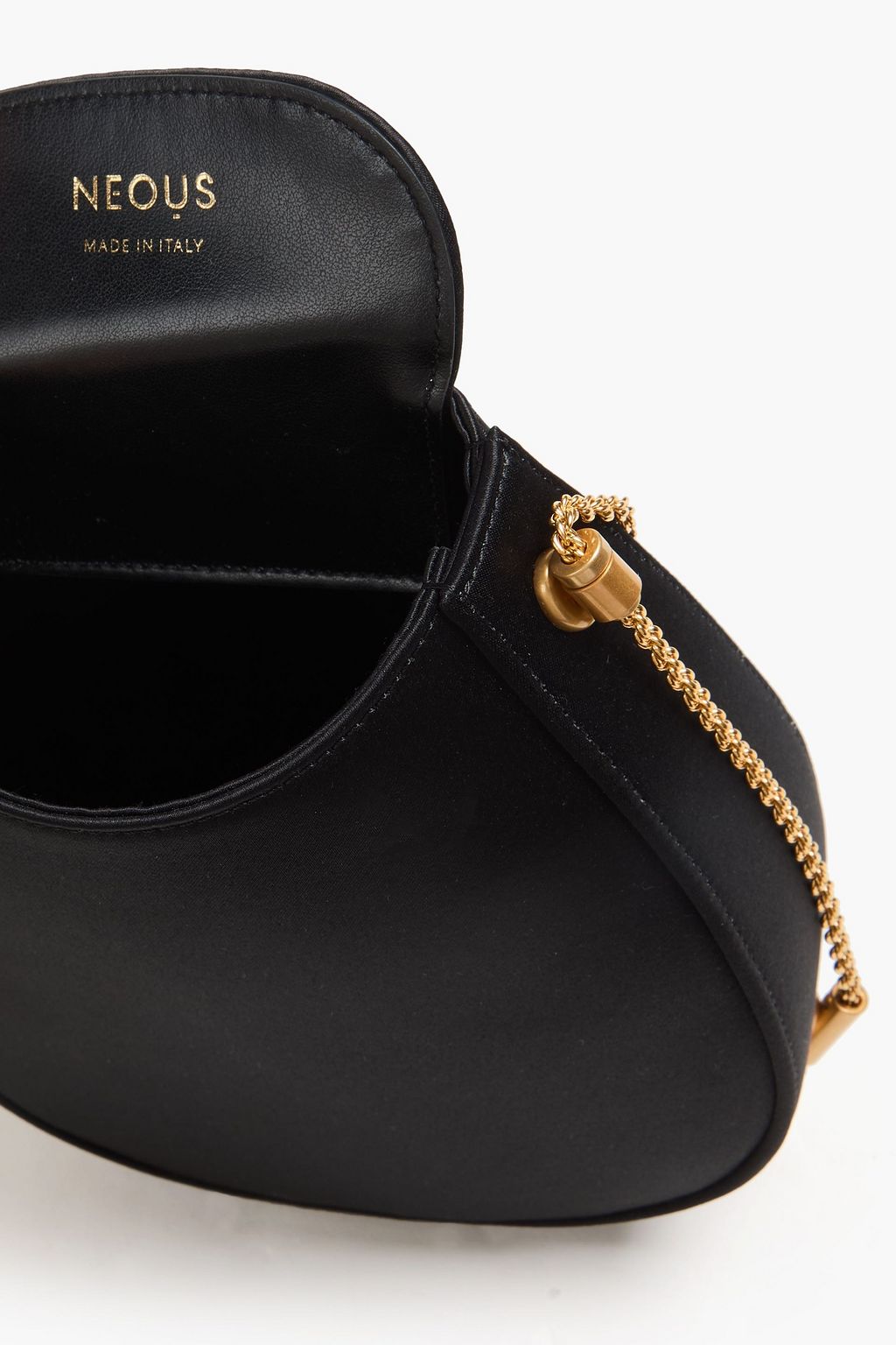 NEOUS 코르부스 새틴 토트 백