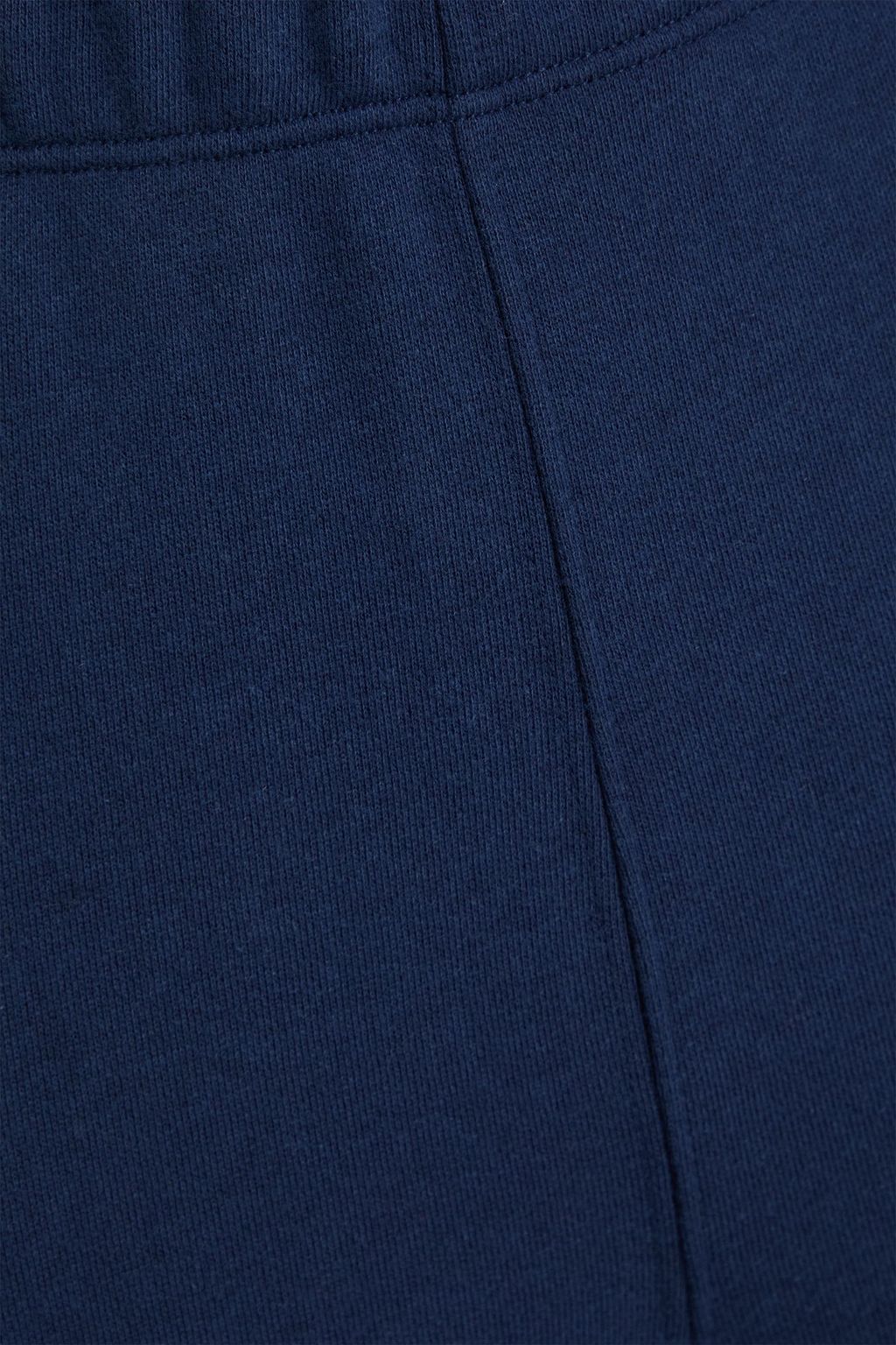 ÉTERNE Cotton and modal-blend French terry track pants