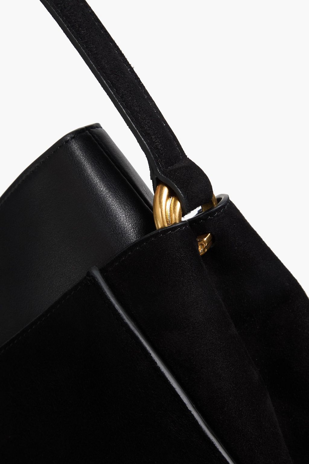 NEOUS حقيبة كتف "إريد" من جلد السويد والجلد المُحبّب