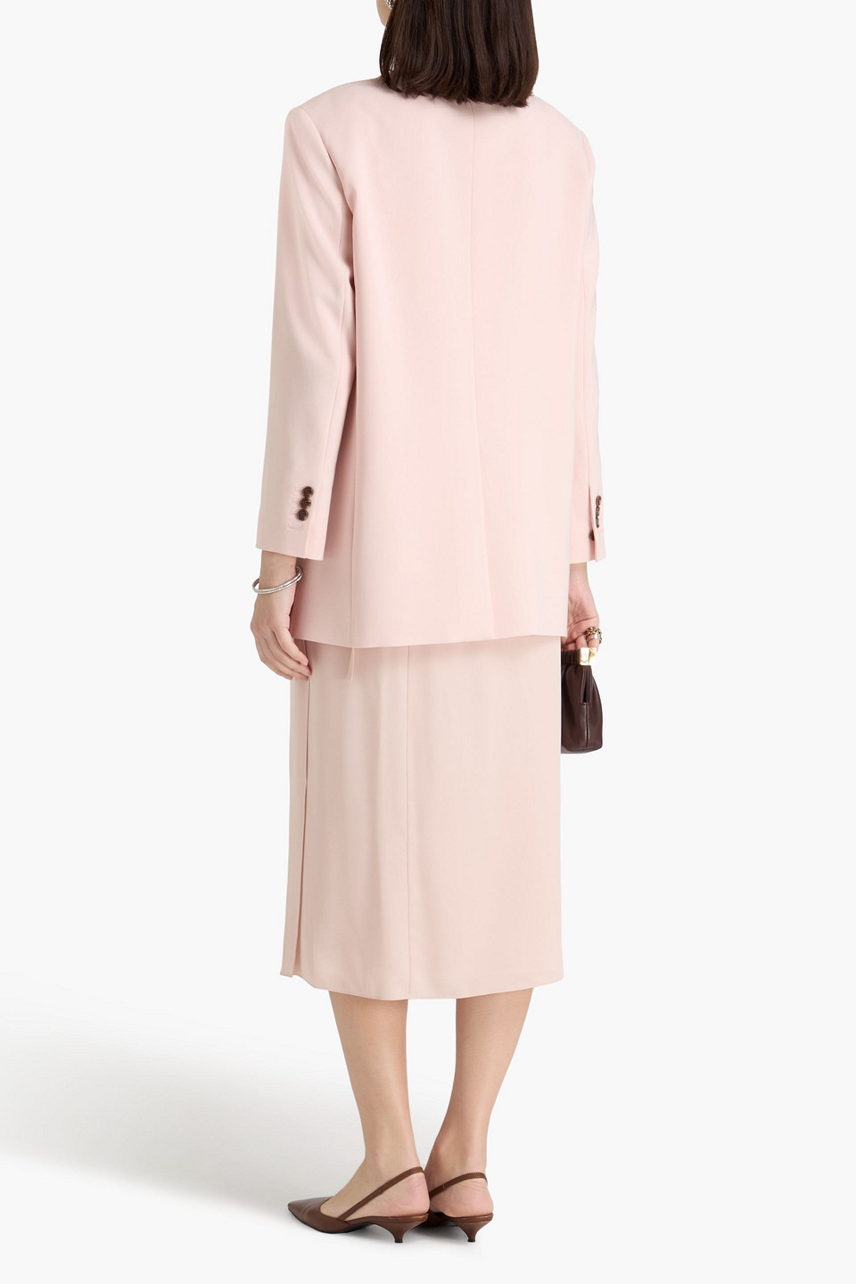  Theory - Blazer Aus Crêpe - Pink - Xs/s 
