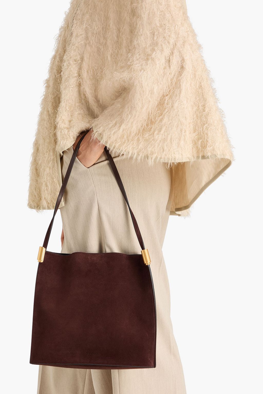 NEOUS حقيبة كتف "دورا" من جلد السويد