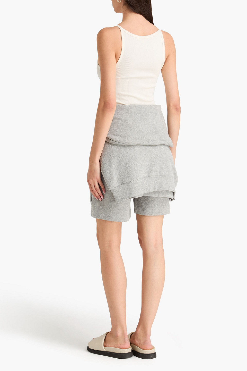  éterne - Tanktop Aus Geripptem Jersey - Weiß - Xs 
