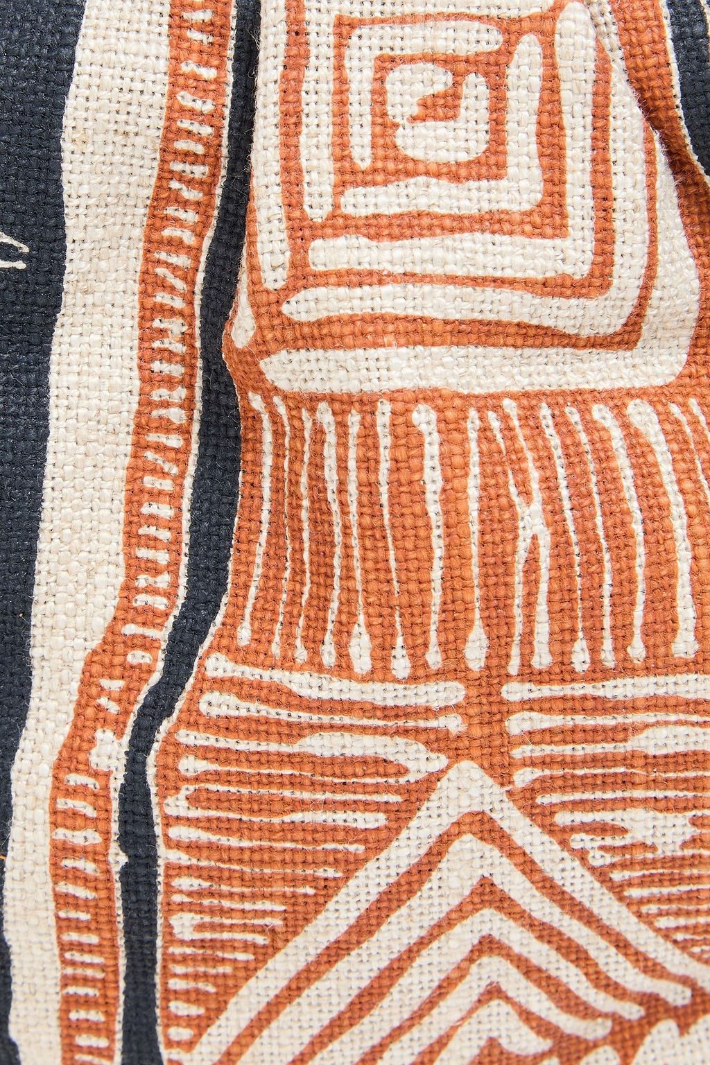 REJINA PYO حقيبة كتف "سوني" من الكنفا مزينة بطبعات