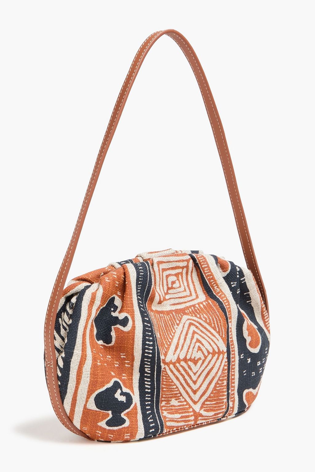 REJINA PYO حقيبة كتف "سوني" من الكنفا مزينة بطبعات