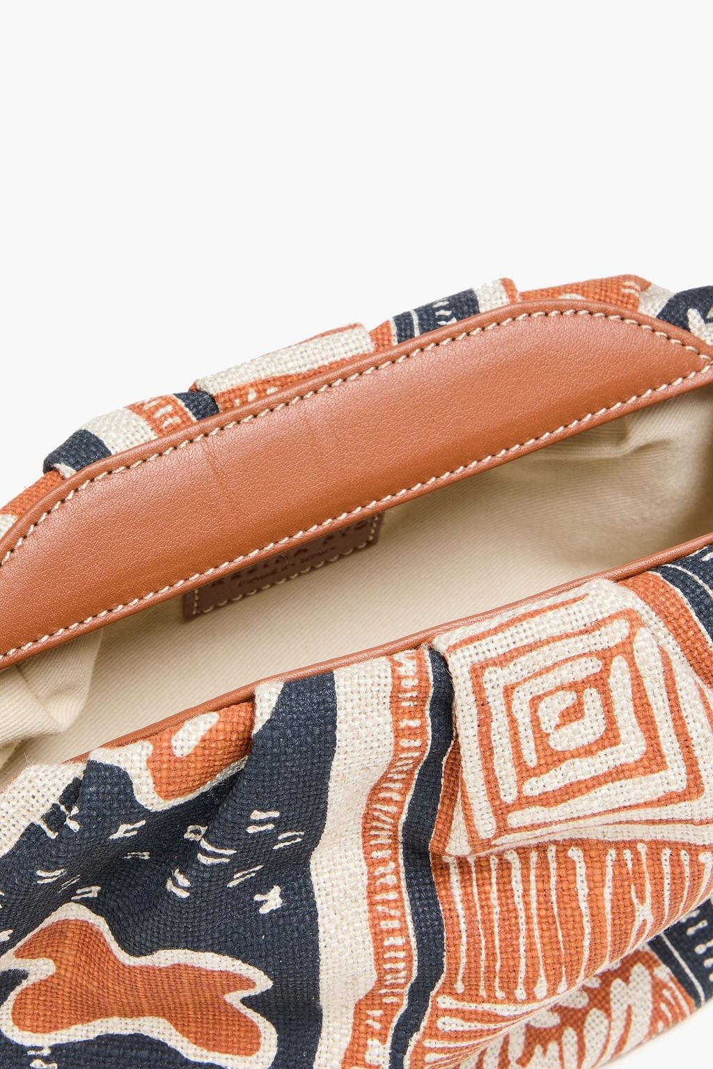 REJINA PYO حقيبة كتف "سوني" من الكنفا مزينة بطبعات