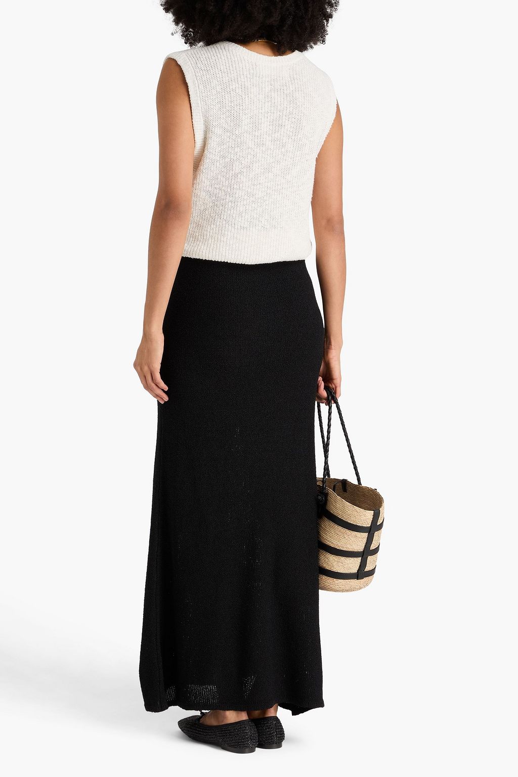 TOTEME Bouclé-knit maxi skirt