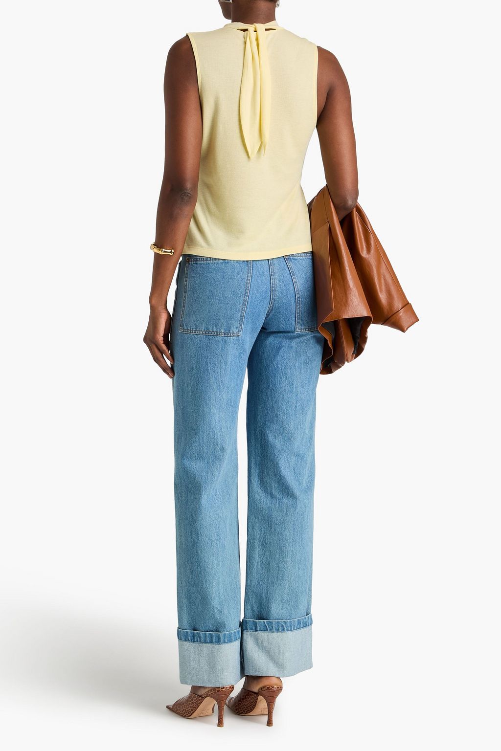 REJINA PYO Bryn Lyocell-jersey top