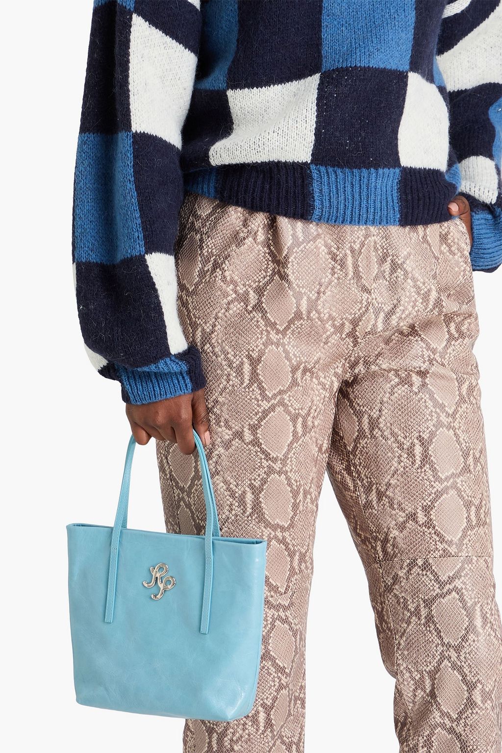 REJINA PYO حقيبة توت "لوسي" من الجلد