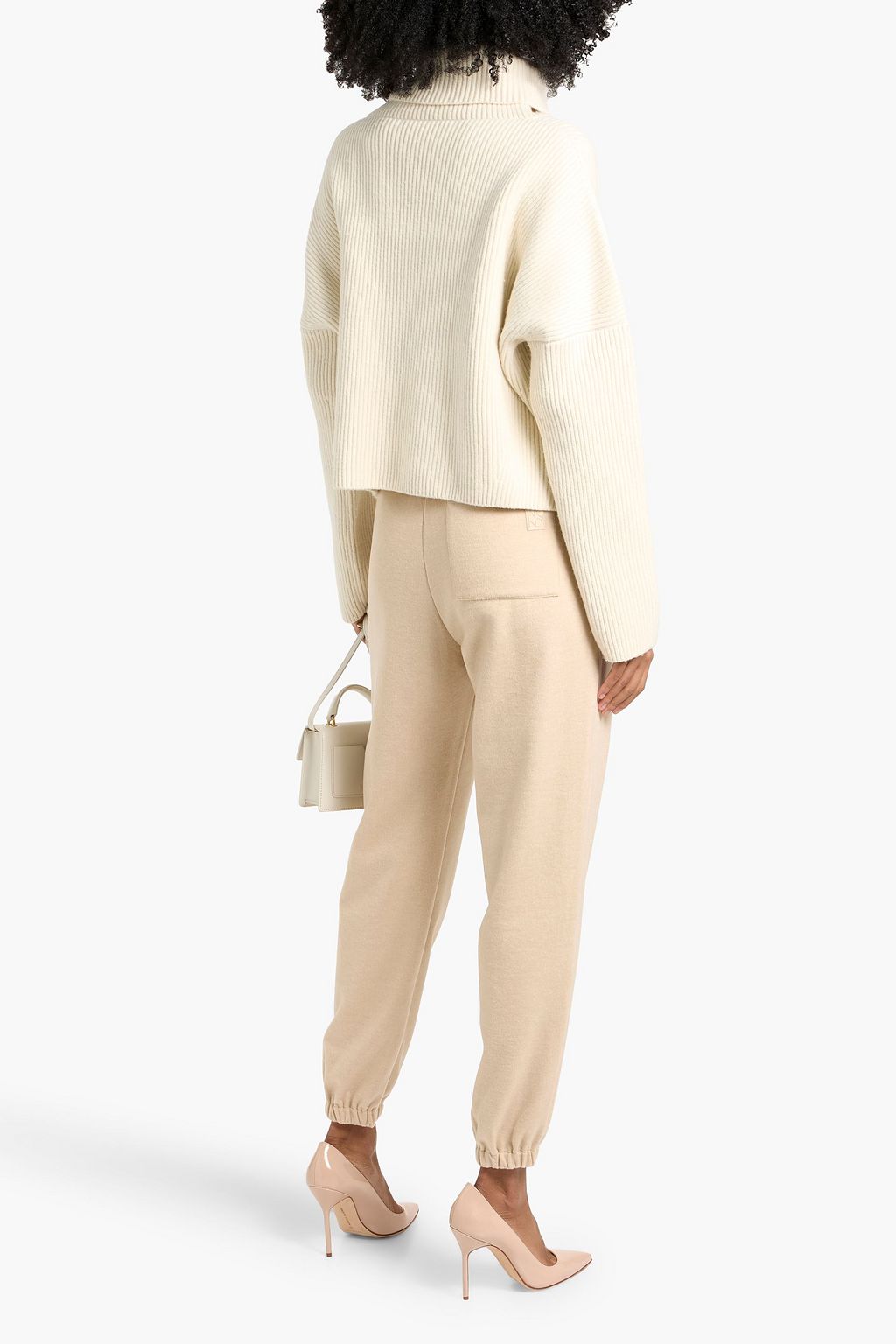 WEEKEND MAX MARA Elis brushed jersey track pants