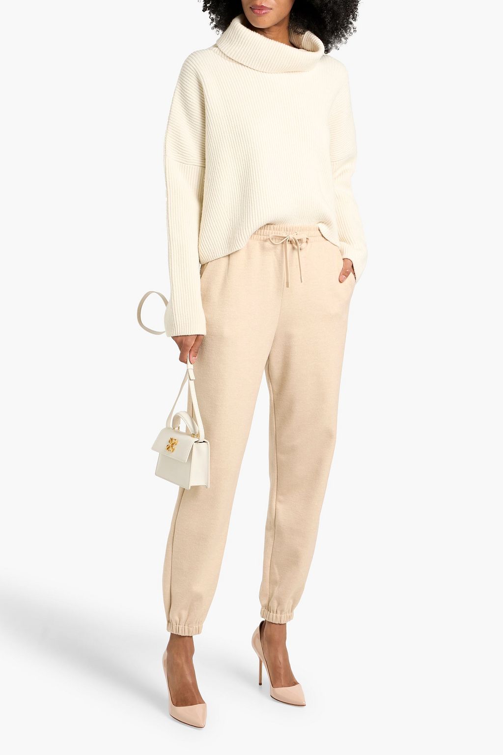 WEEKEND MAX MARA Elis brushed jersey track pants