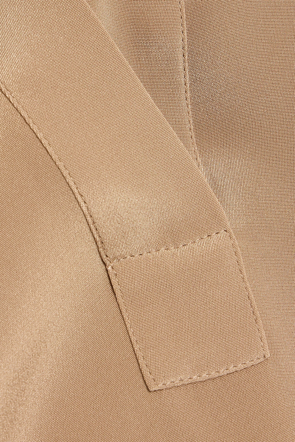 Max Mara Zanzero Silk Crepe De Chine Blouse In Brown