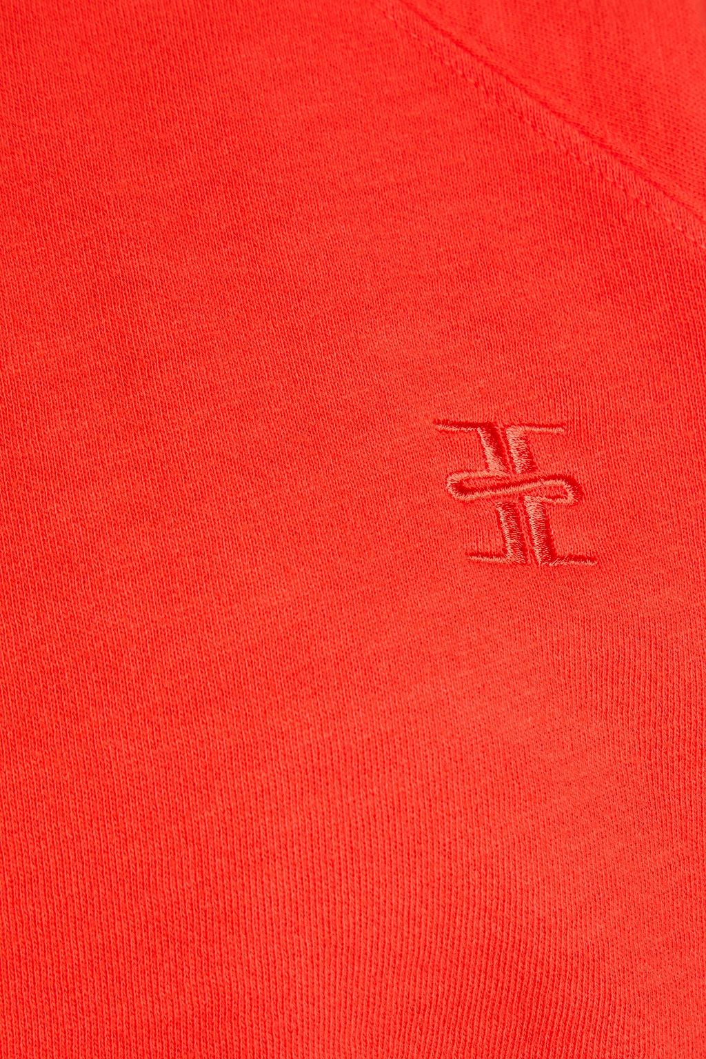 ÉTERNE French cotton-terry sweatshirt