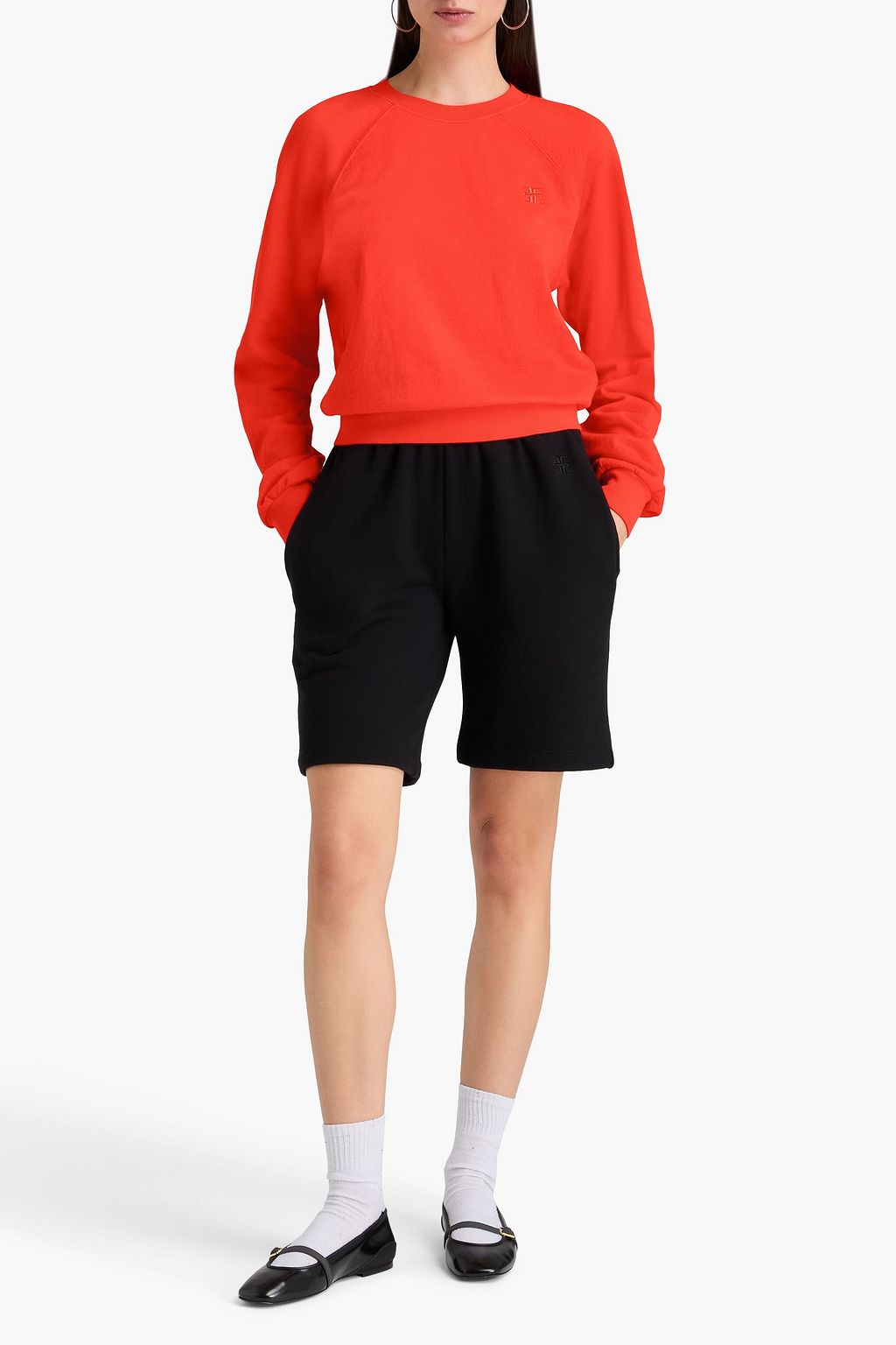 ÉTERNE French cotton-terry sweatshirt