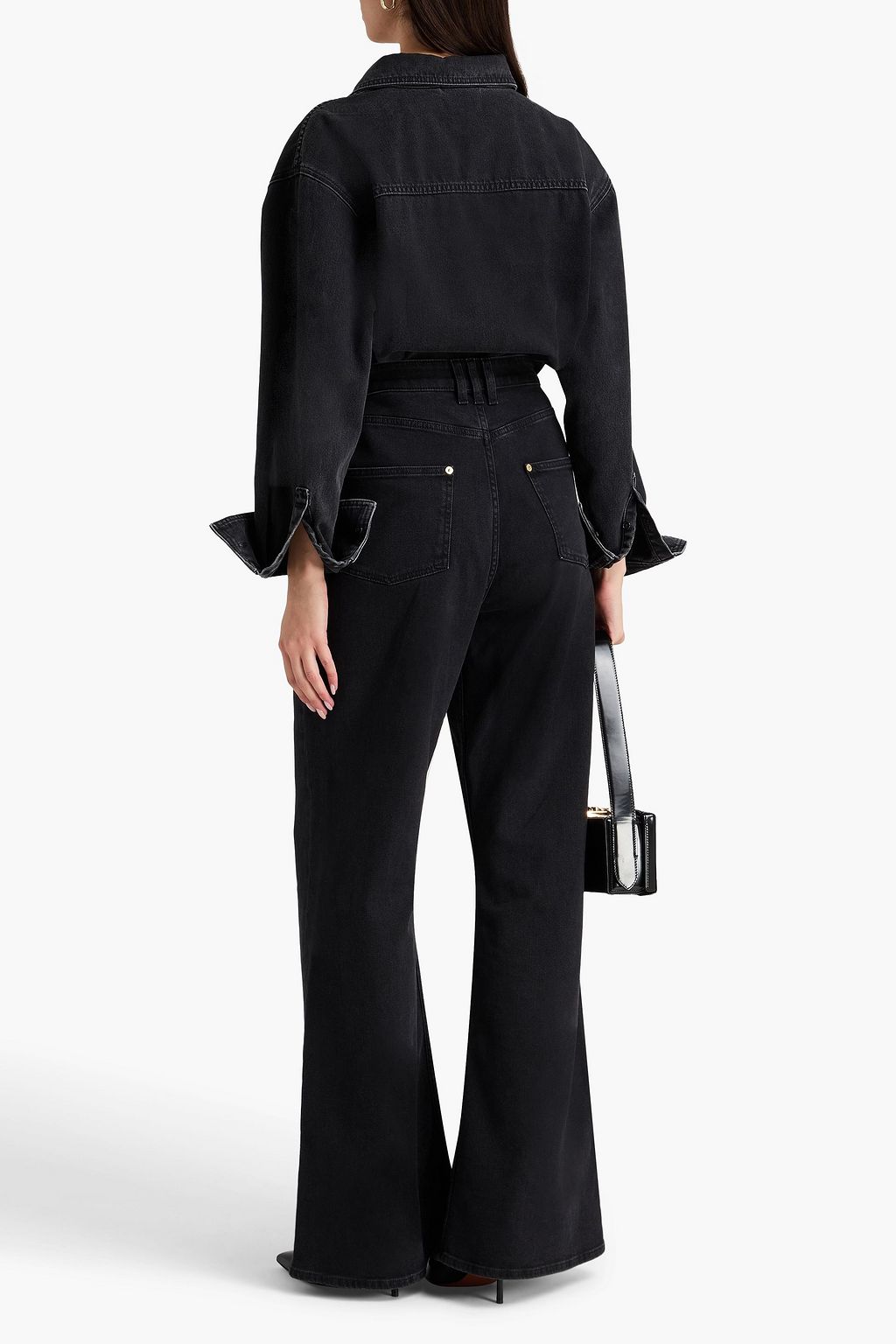 BALMAIN High-rise flared jeans