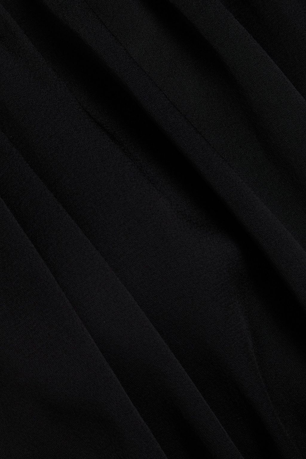 JIL SANDER Gathered satin-crepe top