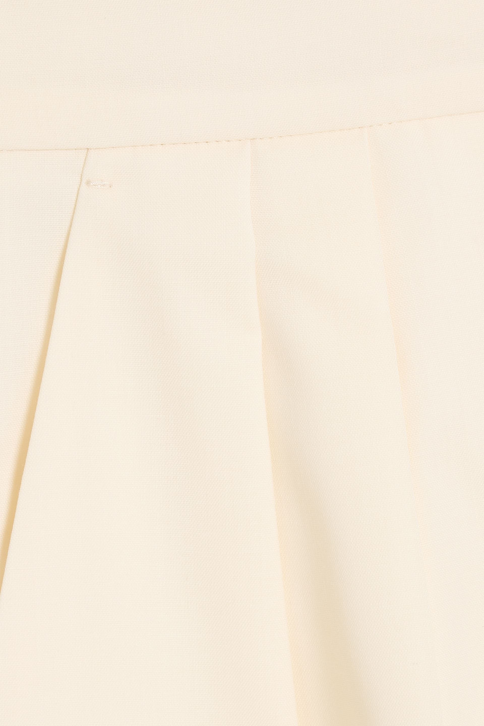 Max Mara Piombo Wool-crepe Wide-leg Pants In Neutral