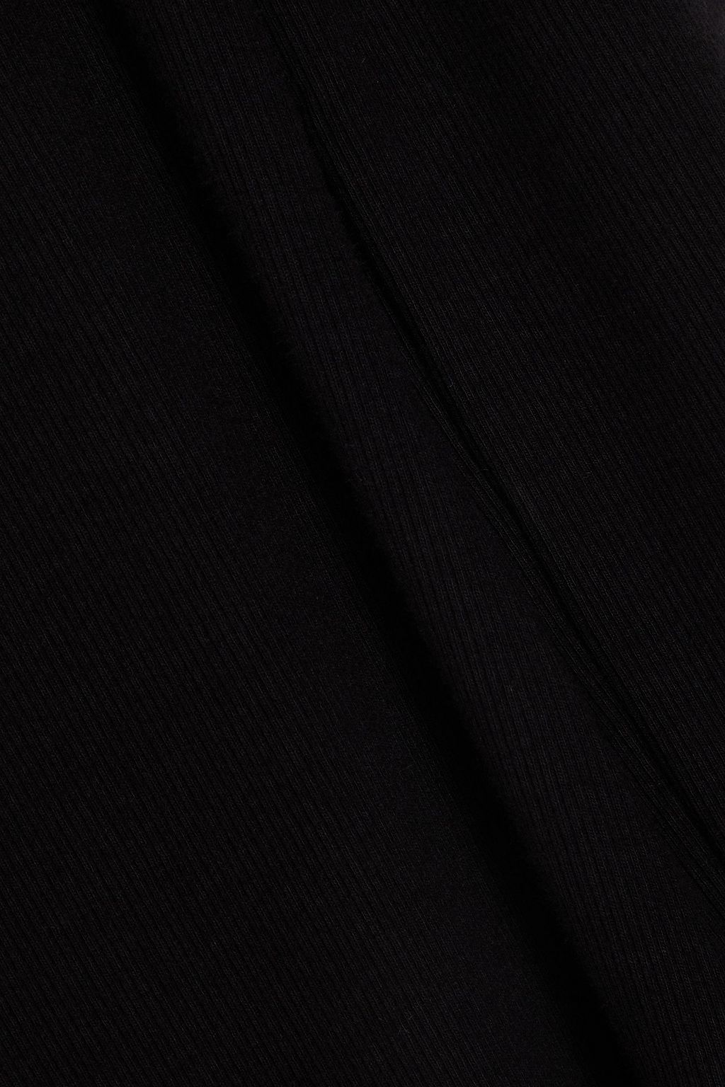 ÉTERNE Ribbed jersey maxi dress