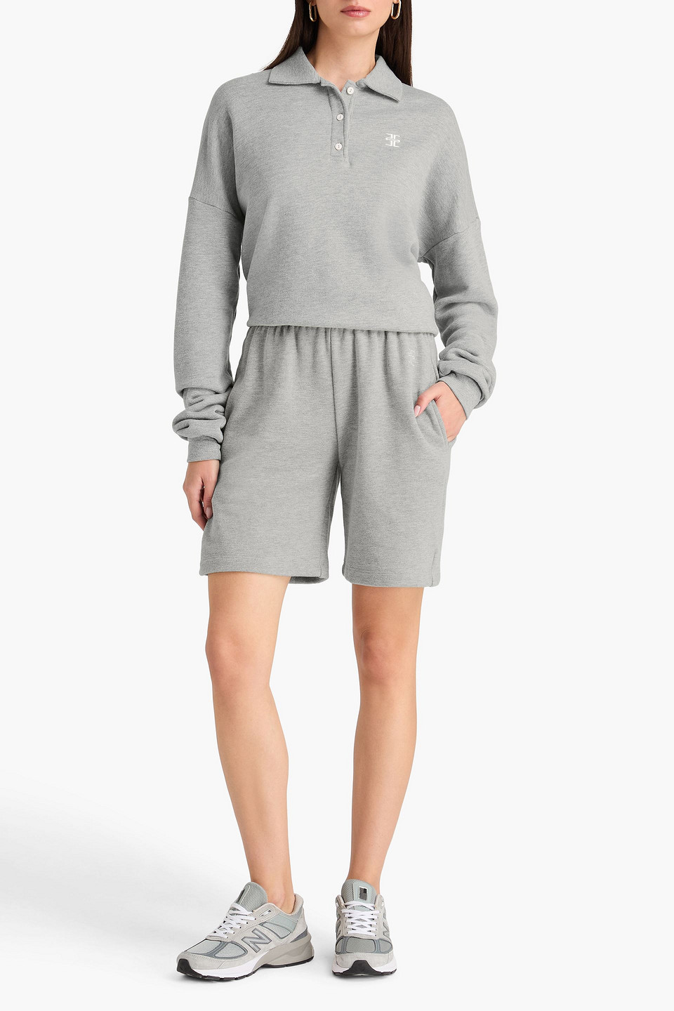  éterne - Shorts Aus Frottee Aus Einer Baumwoll-modalmischung - Grau - Xs 