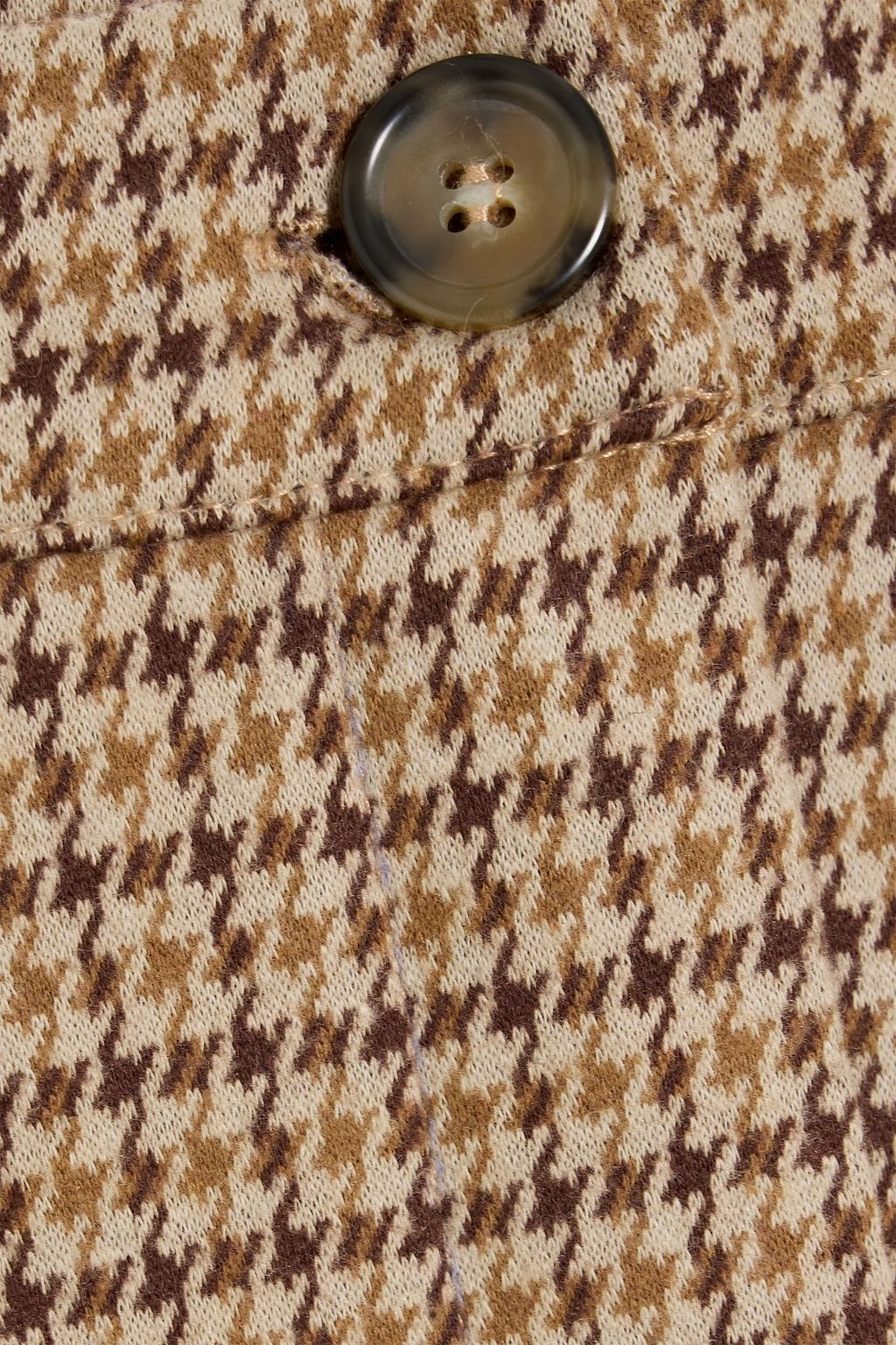 WEEKEND MAX MARA Panetto houndstooth jersey wide-leg pants