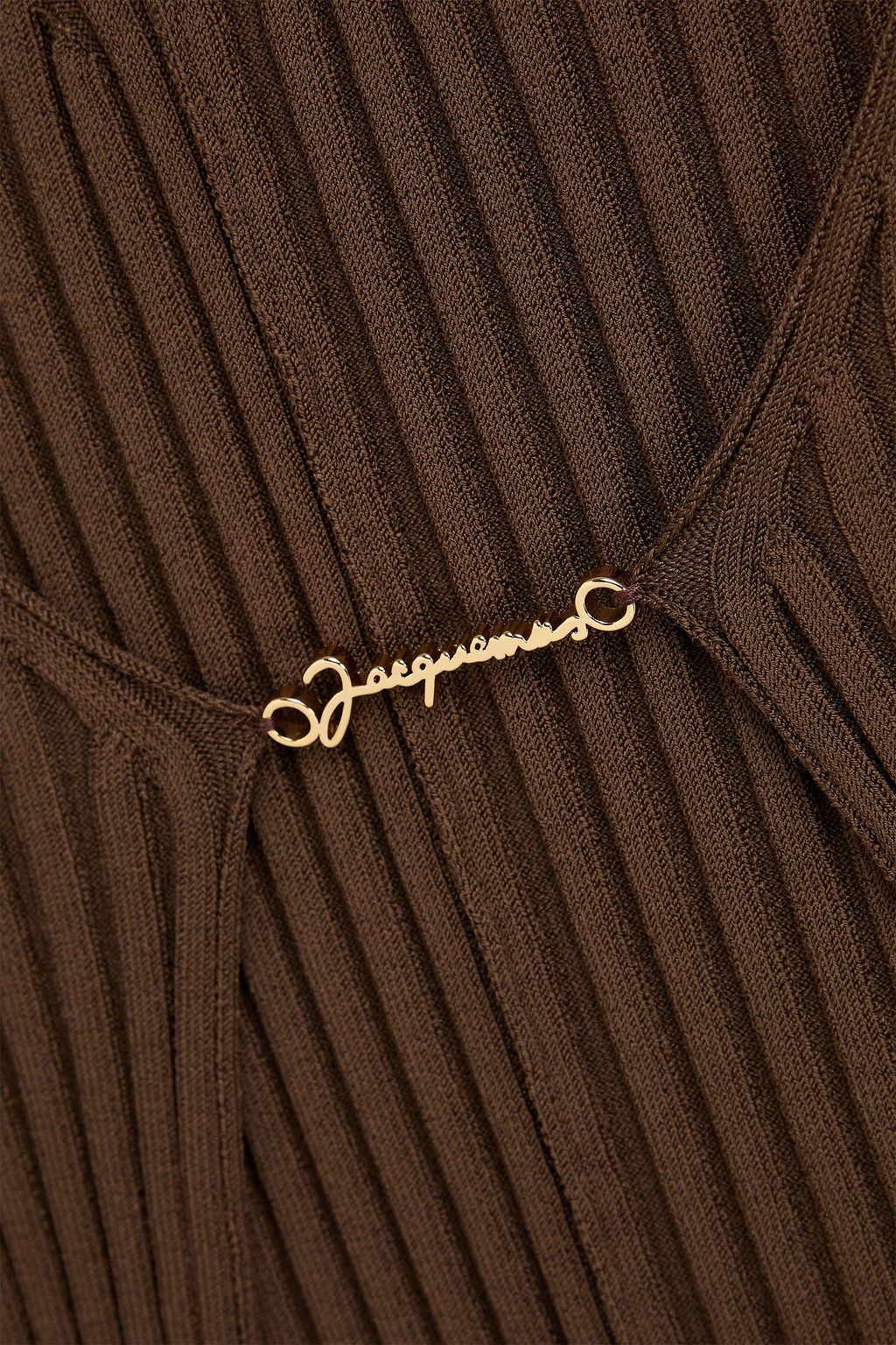 JACQUEMUS La Maille Pralù embellished ribbed-knit cardigan | THE