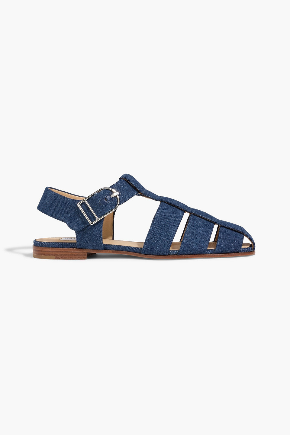 Gabriela Hearst Lynn Denim Sandals In Blue