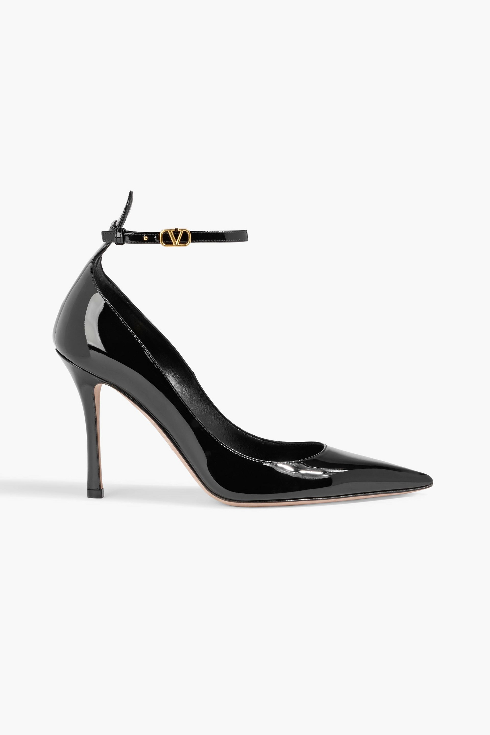 Valentino Garavani Tan-Go patent-leather pumps