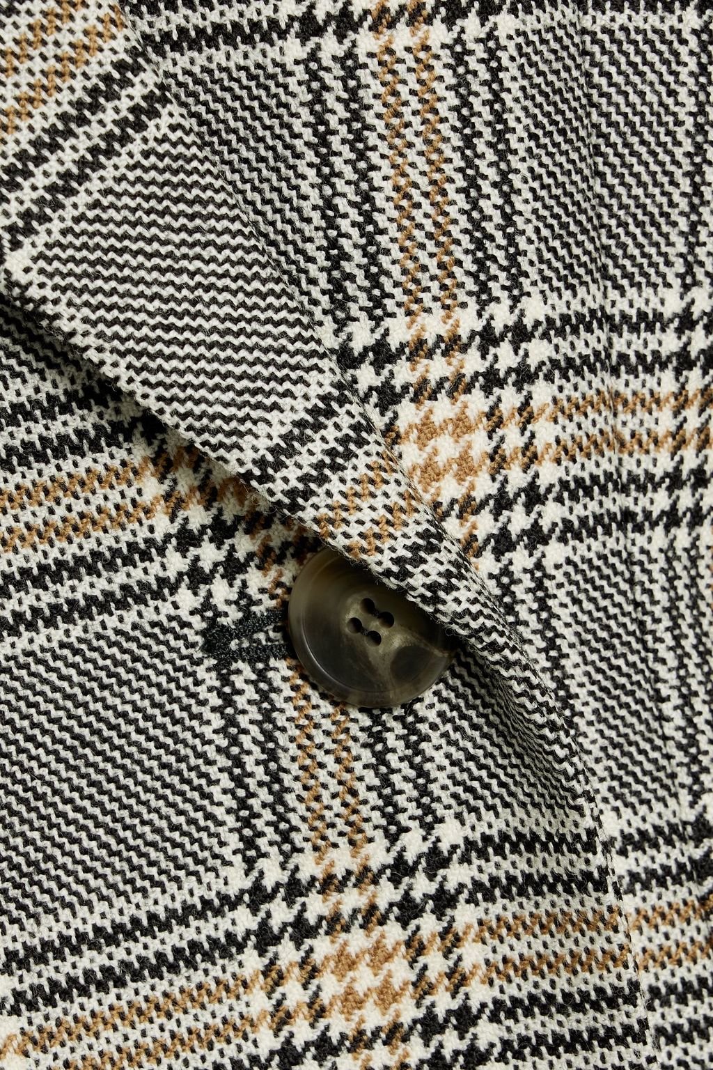 WEEKEND MAX MARA Rivolo double-breasted checked wool-tweed blazer