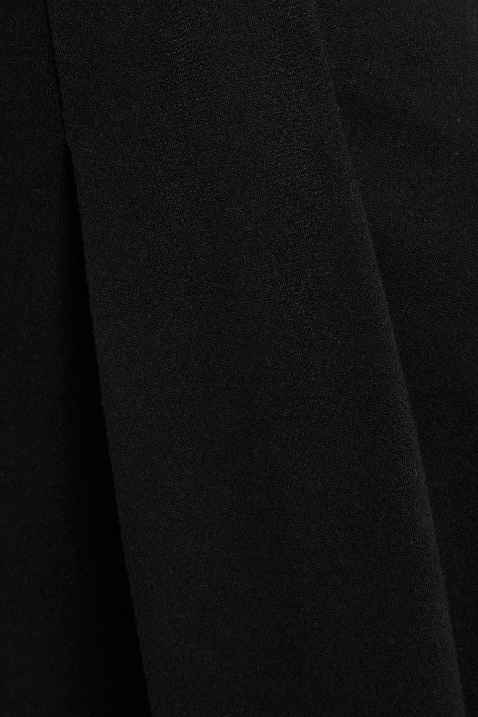 Weekend Max Mara Deborah Draped Flannel Midi Skirt In Black